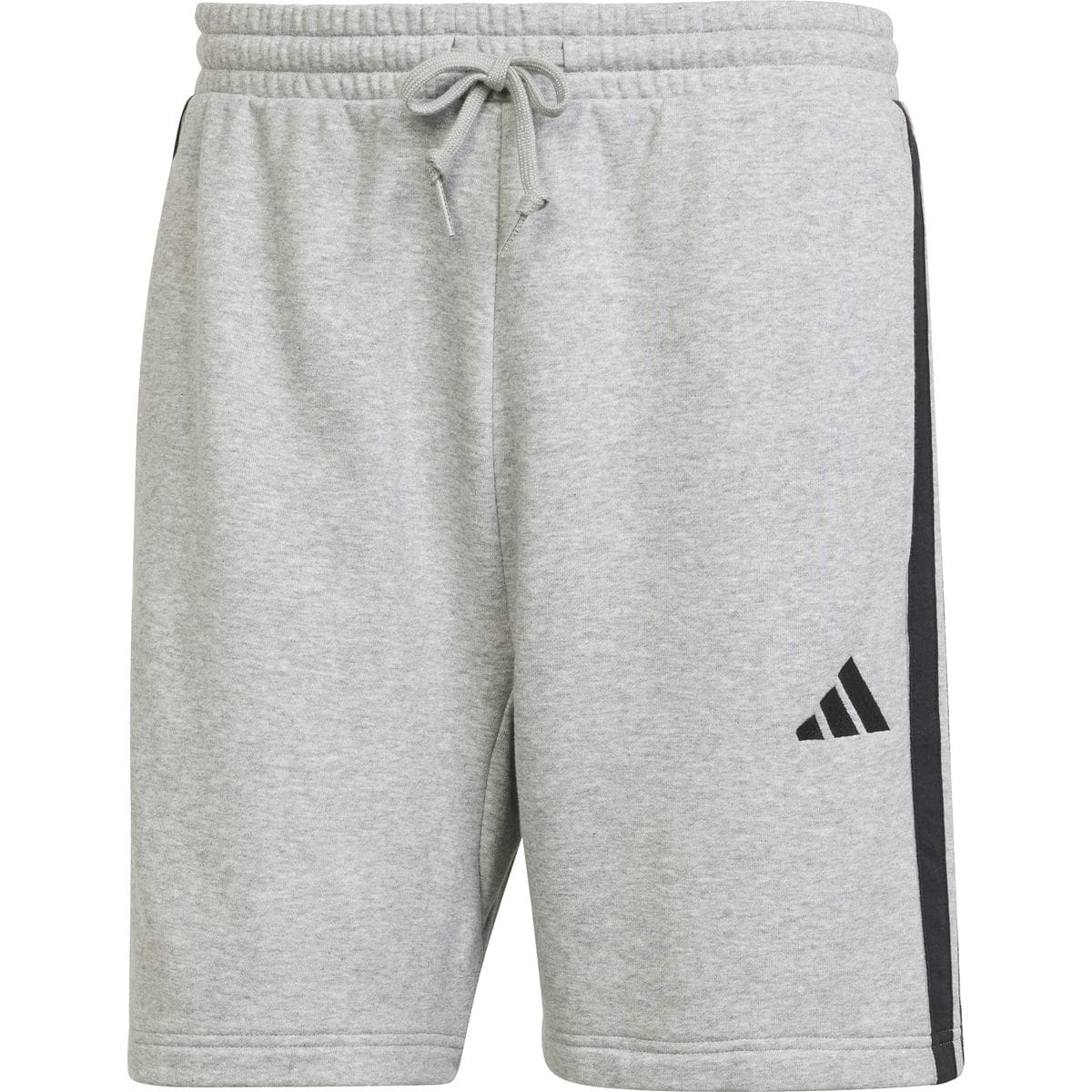 Essentials 3-Streifen French Terry Herren Shorts, grau S
