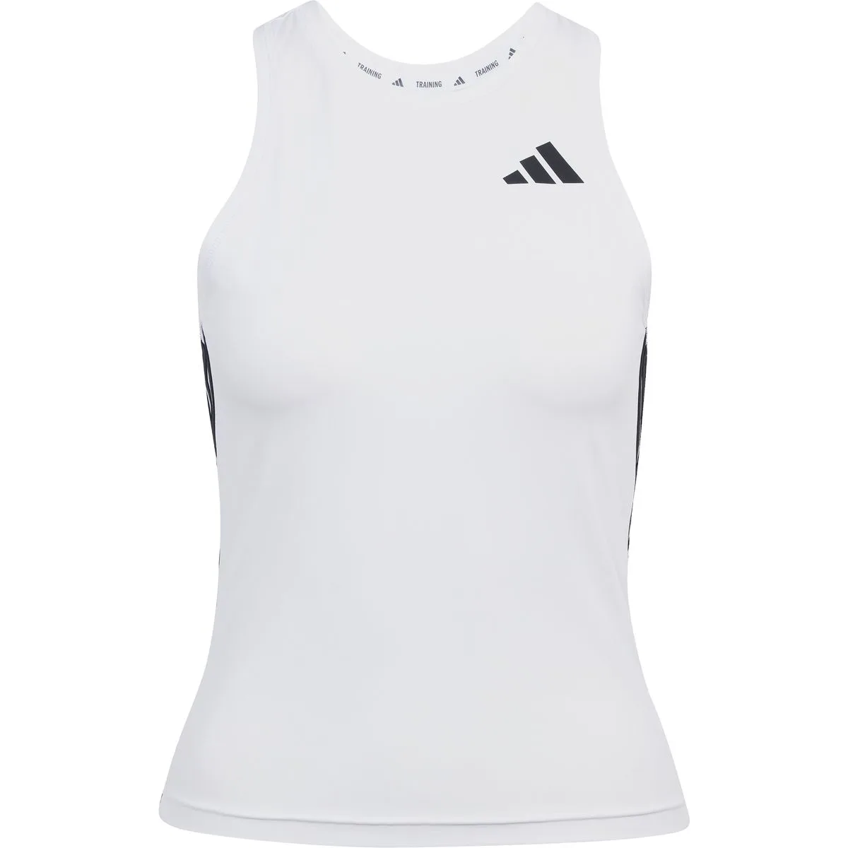 Train Essentials 3-Streifen Workout Damen Tanktop, weiß S