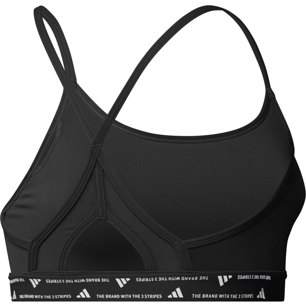 AeroReact Training 3Stripes Damen Bustier, schwarz L