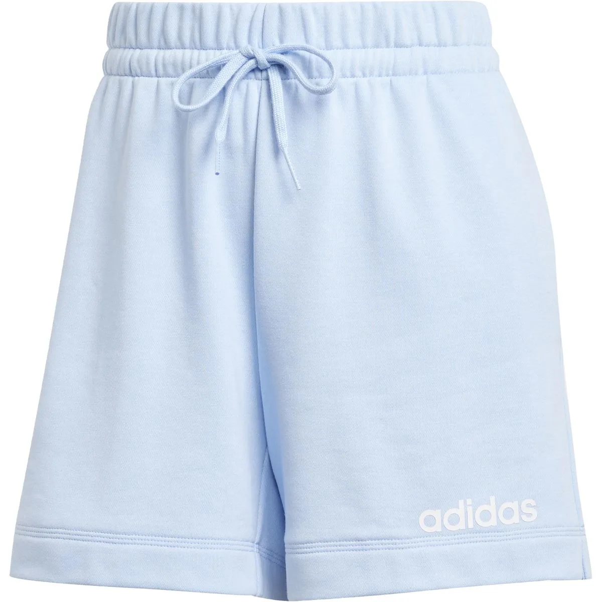 Essentials Linear French Terry Damen Shorts, blau M
