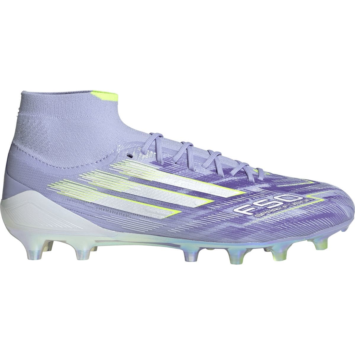 F50 Sparkfusion Elite FG/AG Damen Nockenschuhe, lila, Größe 44 ⅔ 44 ⅔