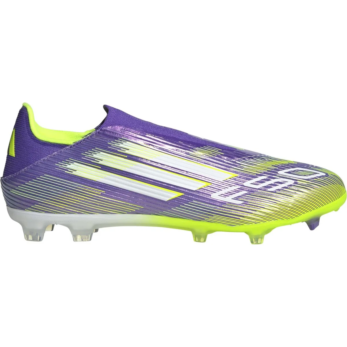 F50 League Laceless FG/MG Nockenschuhe, lila, Größe 45 ⅓ 45 ⅓