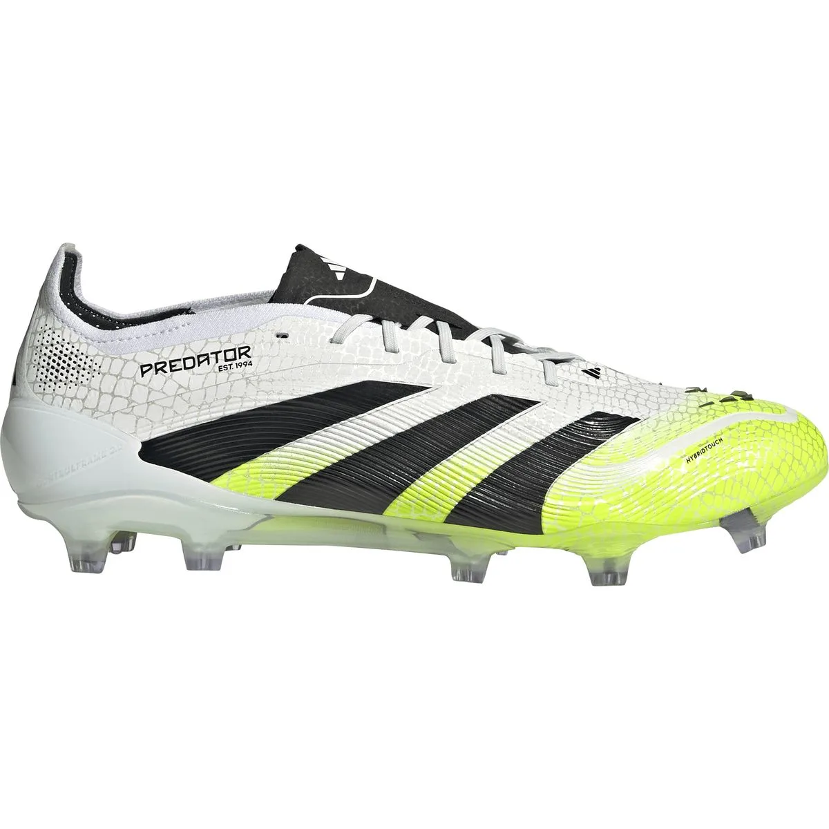 Adidas Predator Elite FG Nockenschuhe, weiß, Größe 44 ⅔ JI1082