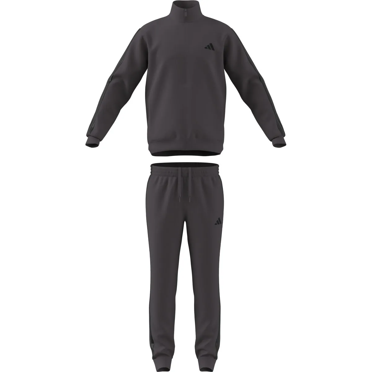 Sportswear Basic 3-Streifen Herren Jogginganzug, grün M