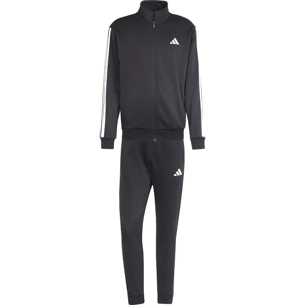 Sportswear Basic 3-Streifen Herren Jogginganzug, schwarz S