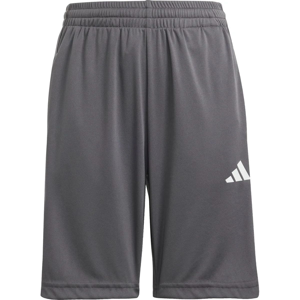Train Essentials 3-Streifen Kinder Shorts, grau 116