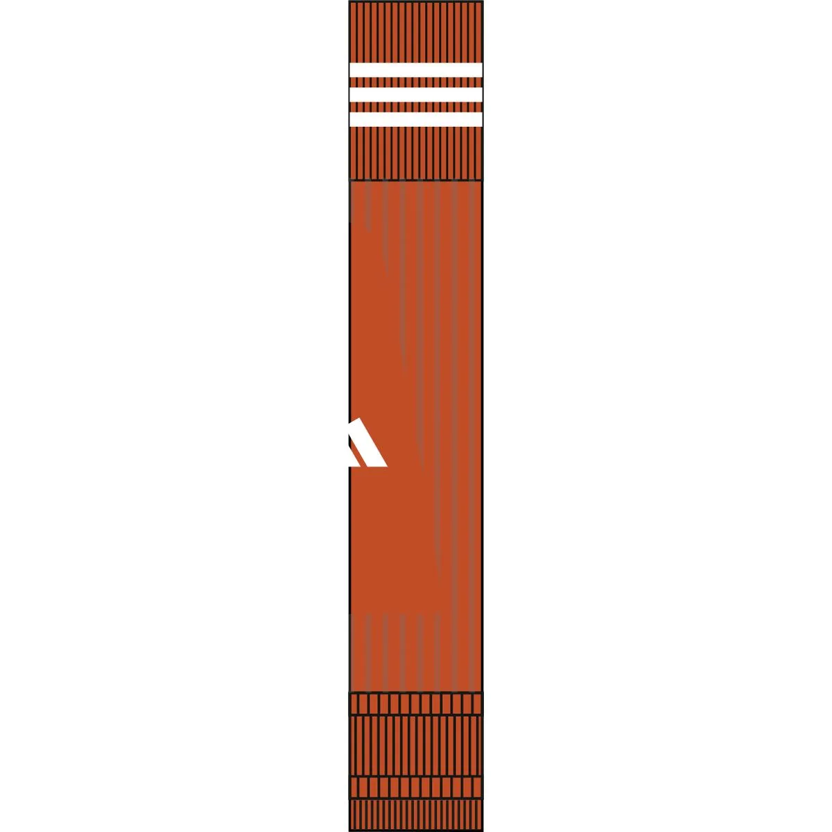 Team Bein-Sleeves Strümpfe, orange XL