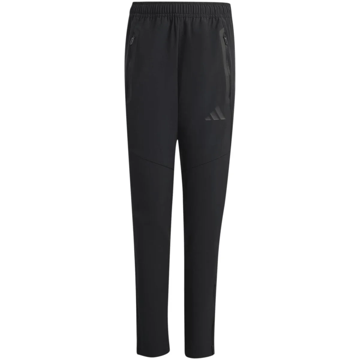 Tiro Travel Woven Kinder Trainingshose, schwarz 128