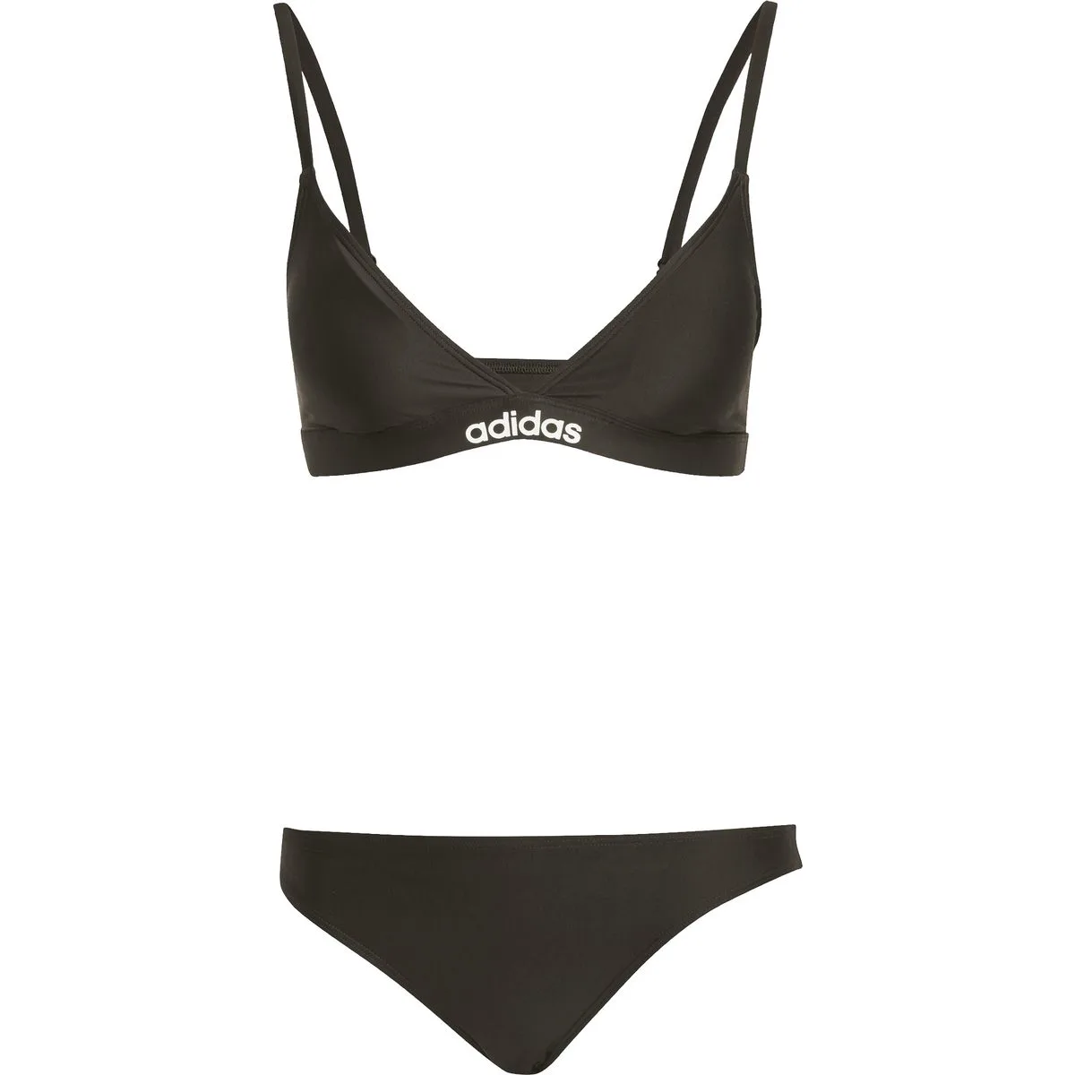 Triangle 2-Way Straps Set Damen Bikini, schwarz 38