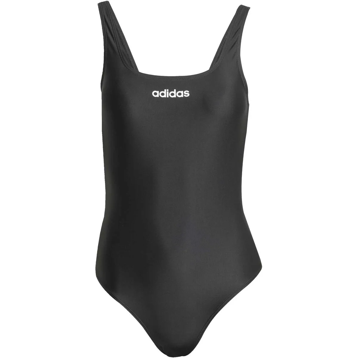 U-back Damen Badeanzug, schwarz 42