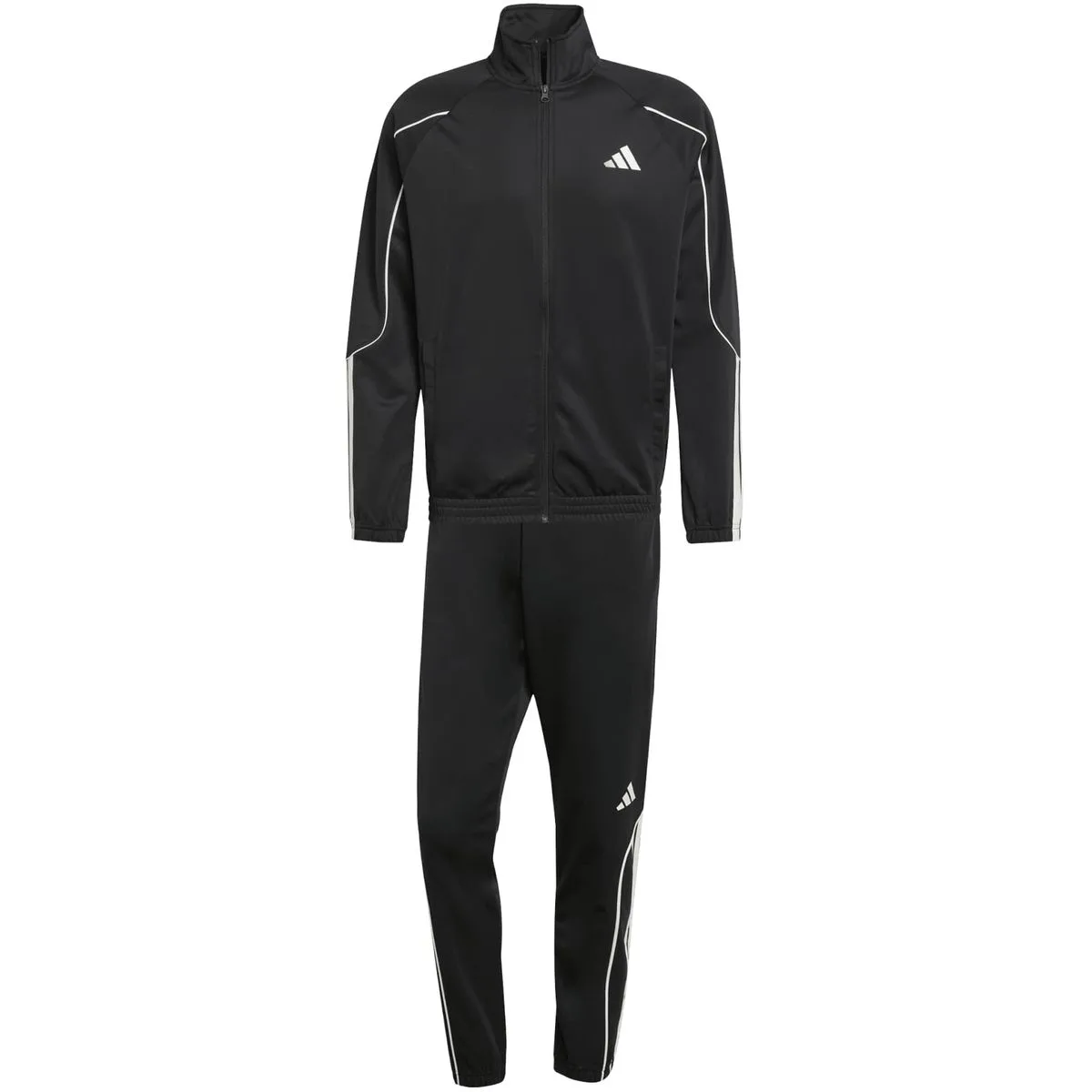 Stadium 3-Stripes Herren Jogginganzug, schwarz L