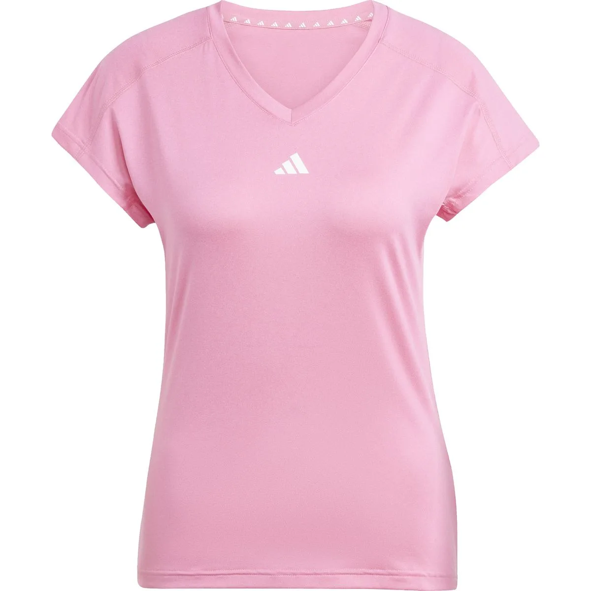 Aeroready Workout Essentials V-Neck Damen T-Shirt, rosa L
