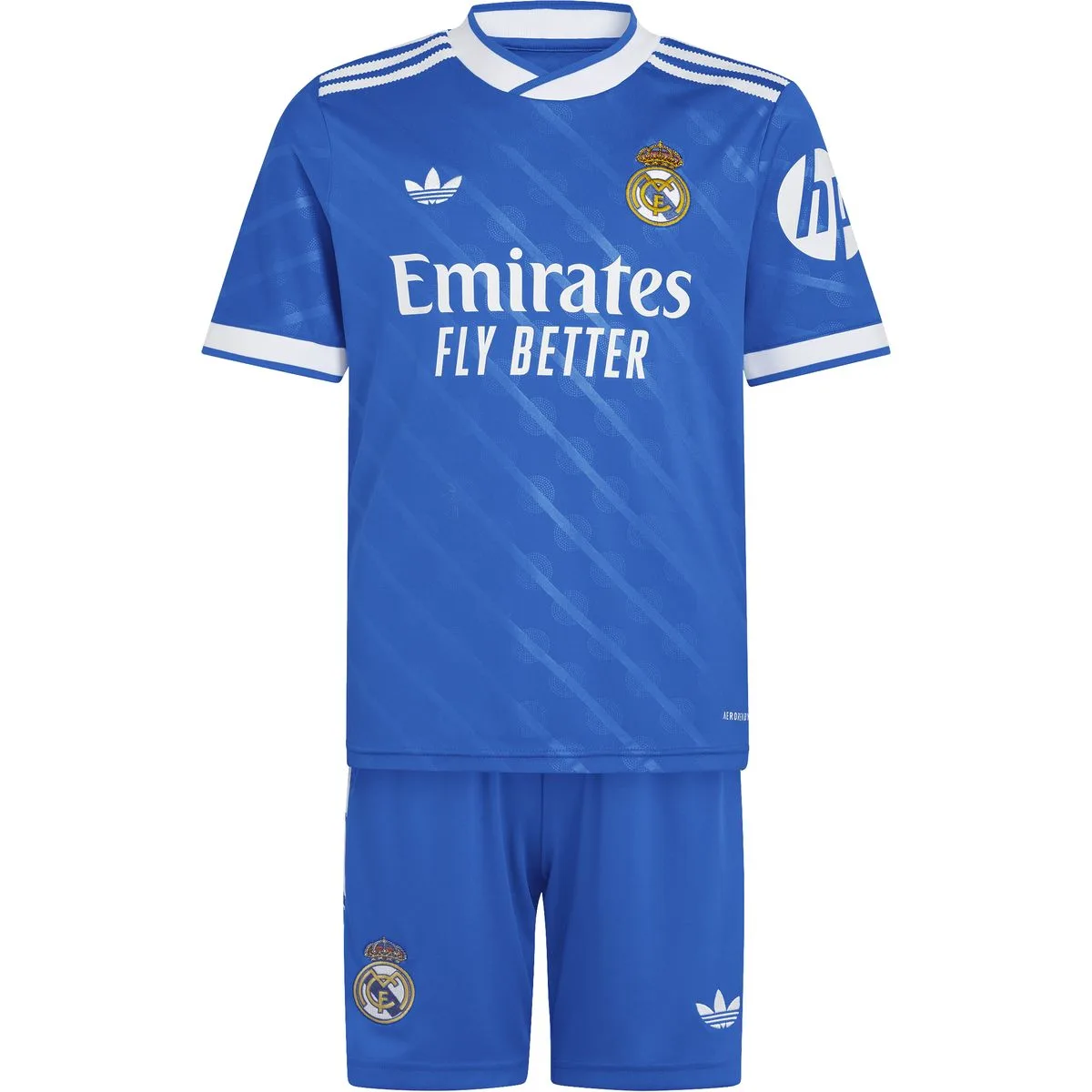 Real Madrid 25/26 Third Kinder Trikot, blau 164