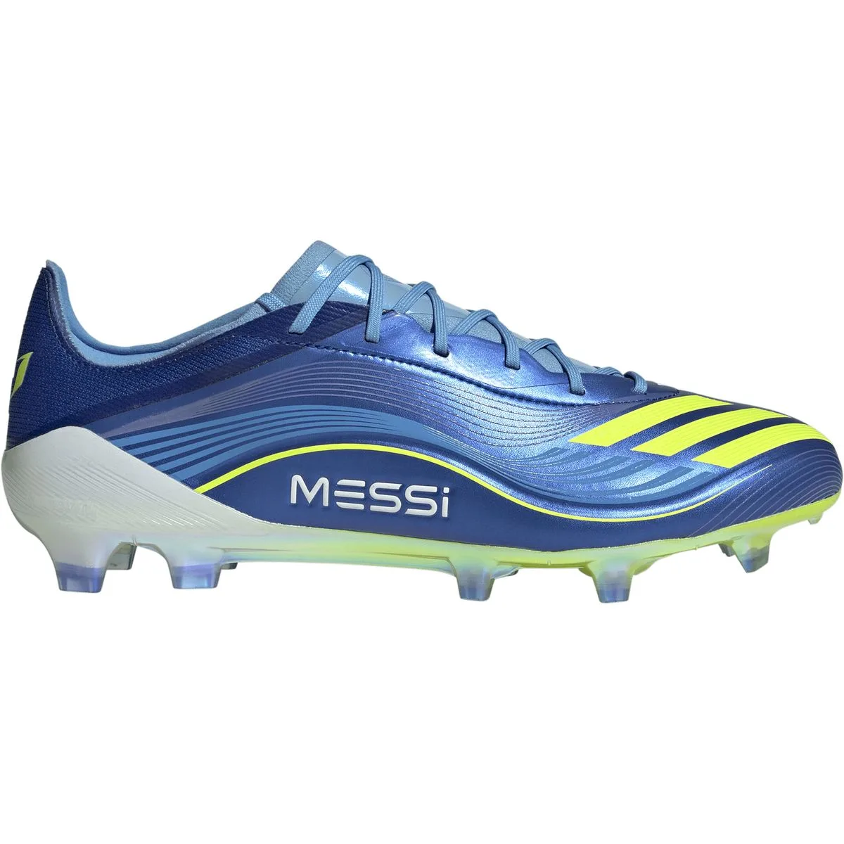 F50 Messi Elite FG Nockenschuhe, blau, Größe 43 ⅓ 43 ⅓
