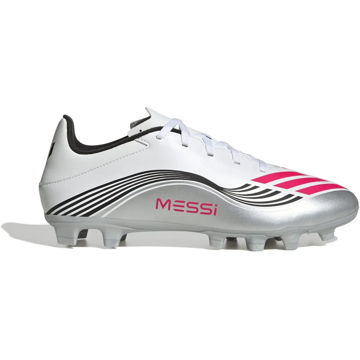F50 Messi Club FG/MG Nockenschuhe, weiß, Größe 46 46