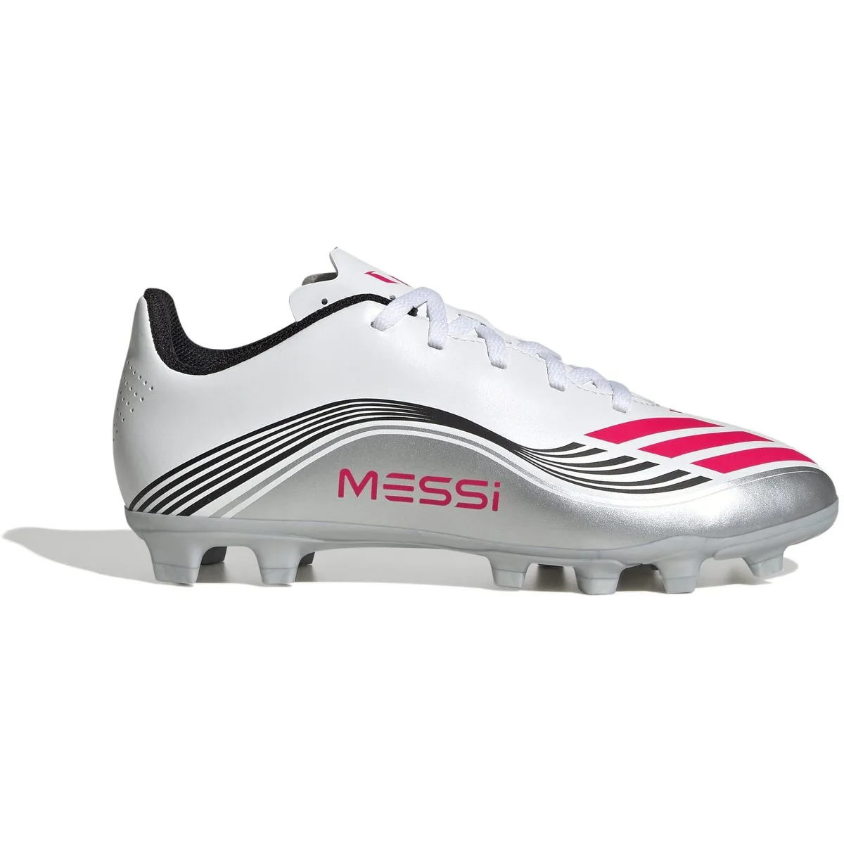 F50 Messi Club FG/MG Kinder Nockenschuhe, weiß, Größe 38 ⅔ 38 ⅔