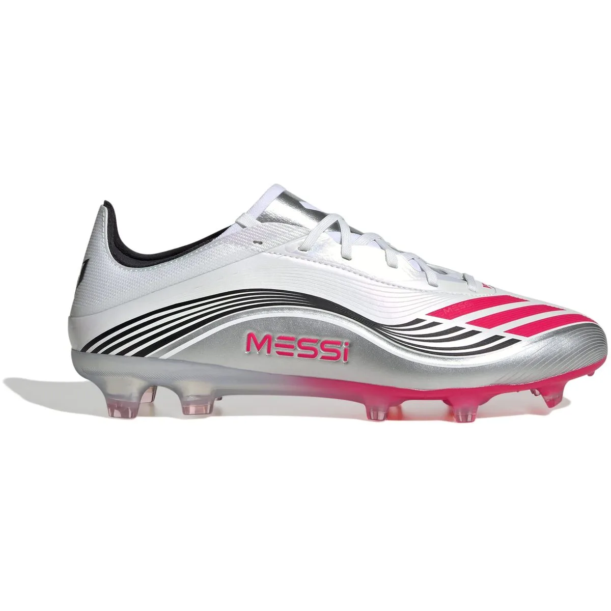 F50 Messi Pro FG Nockenschuhe, weiß, Größe 44 ⅔ 44 ⅔