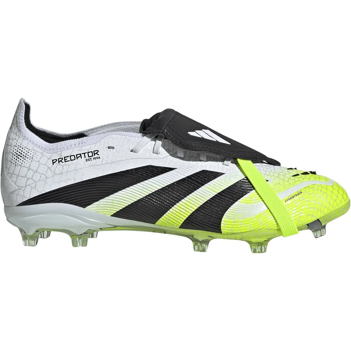 Adidas Predator Elite Fold-Over Tongue FG Kinder Nockenschuhe, weiß, Größe 36 ⅔
