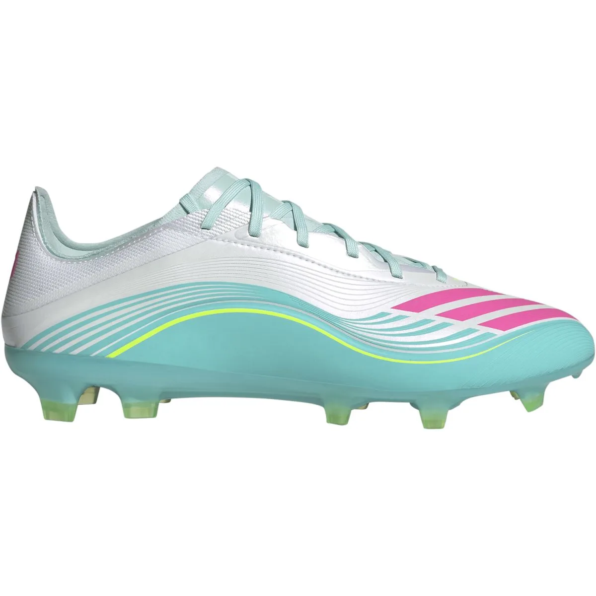 F50 Messi Pro FG Nockenschuhe, weiß, Größe 45 ⅓ 45 ⅓
