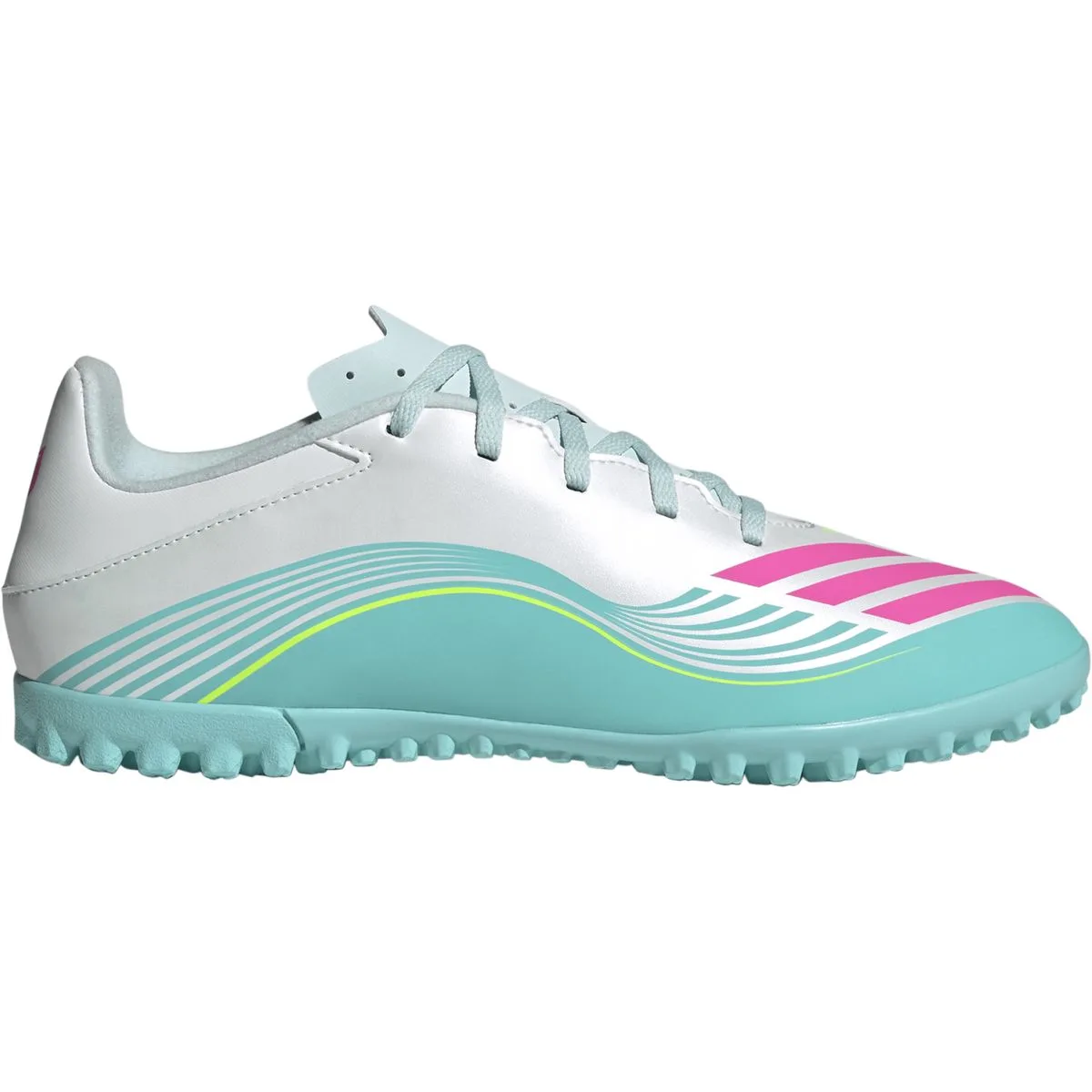 F50 Messi Club TF Multinockenschuhe, weiß, Größe 42 ⅔ 42 ⅔