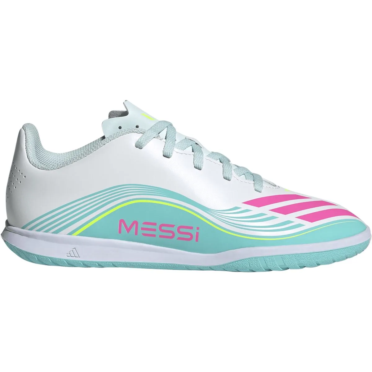 F50 Messi Club IN Hallenschuhe, weiß, Größe 28 28