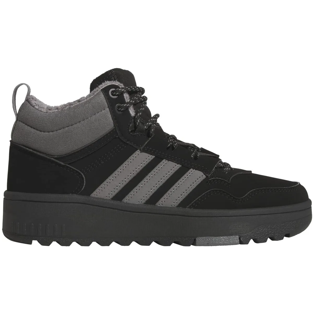 Hoops 4.0 Mid Kinder Freizeitschuhe, schwarz, Größe 39 ⅓ 39 ⅓