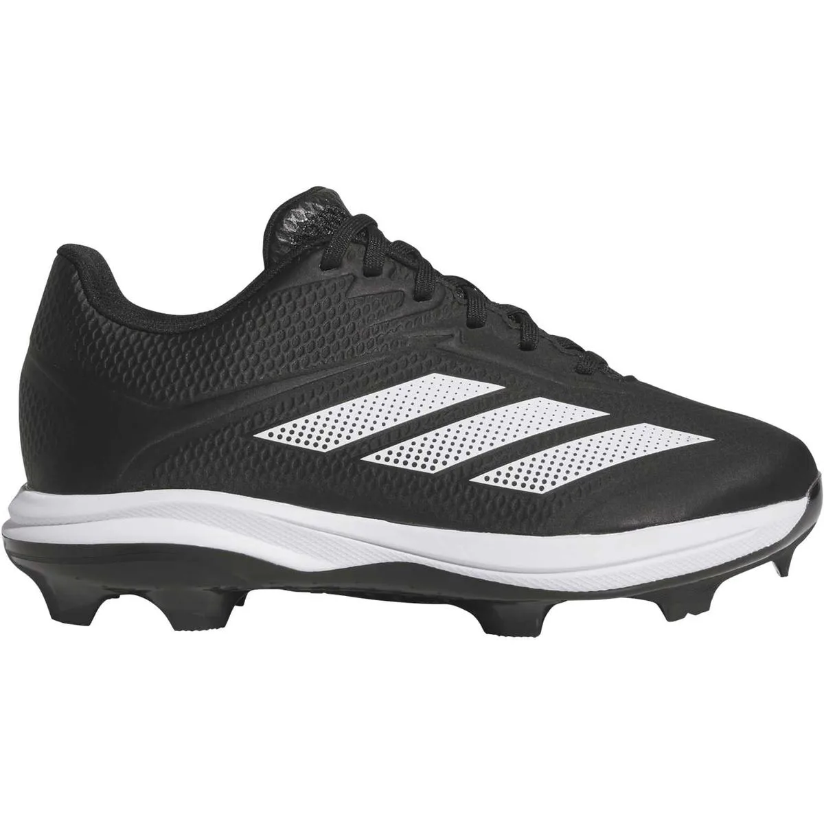 Adizero Electric 2.0 baseball TPU Jungen Baseballschuhe, schwarz, Größe 34 34