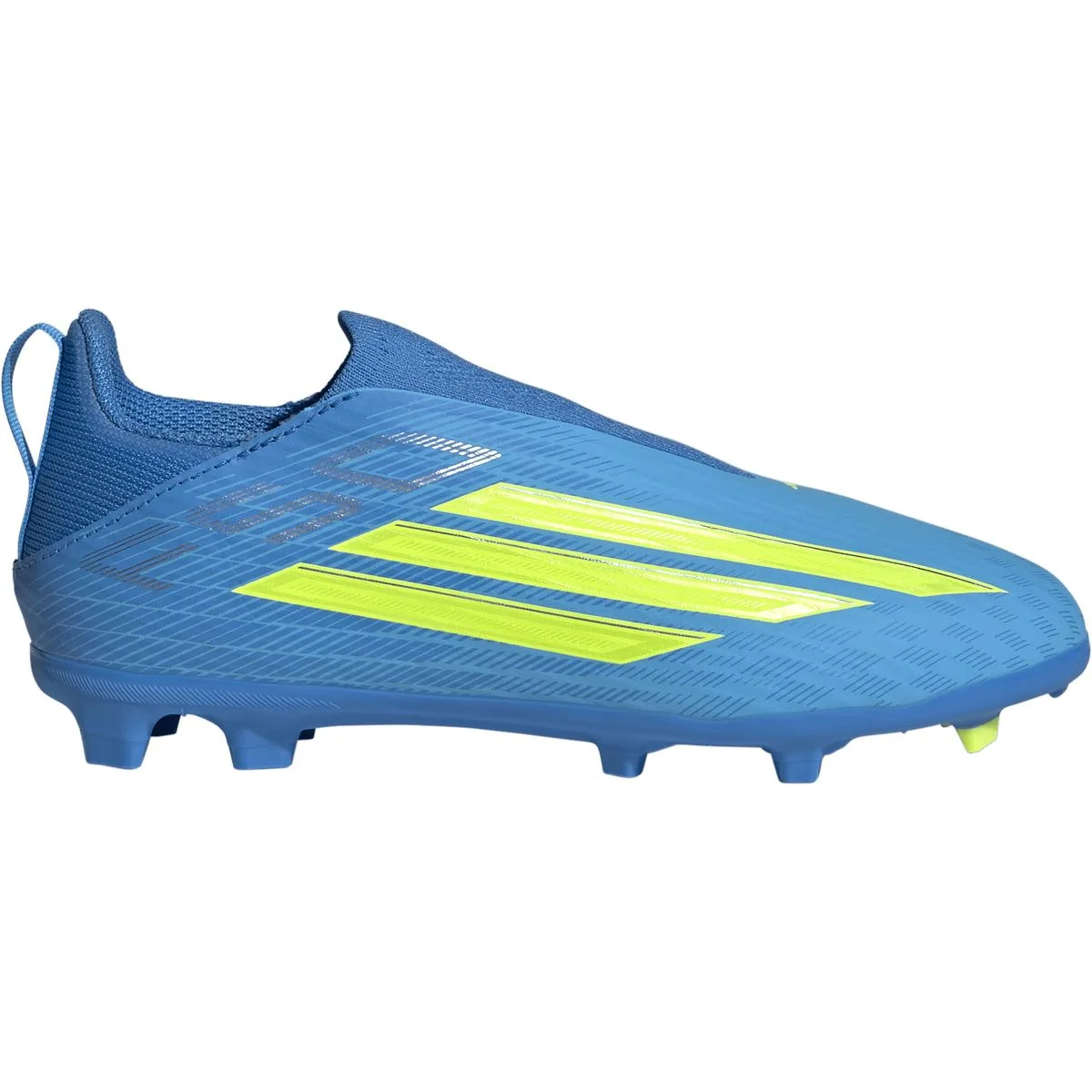 F50 League Laceless FG/MG Nockenschuhe, blau, Größe 35 35