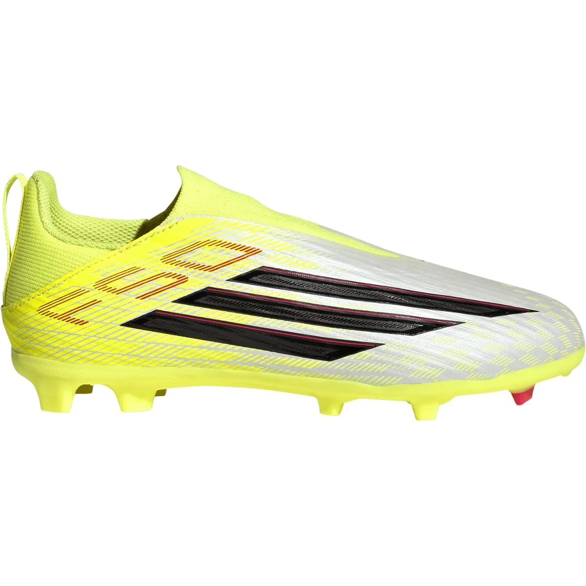 F50 League Laceless FG/MG Nockenschuhe, gelb, Größe 31 31