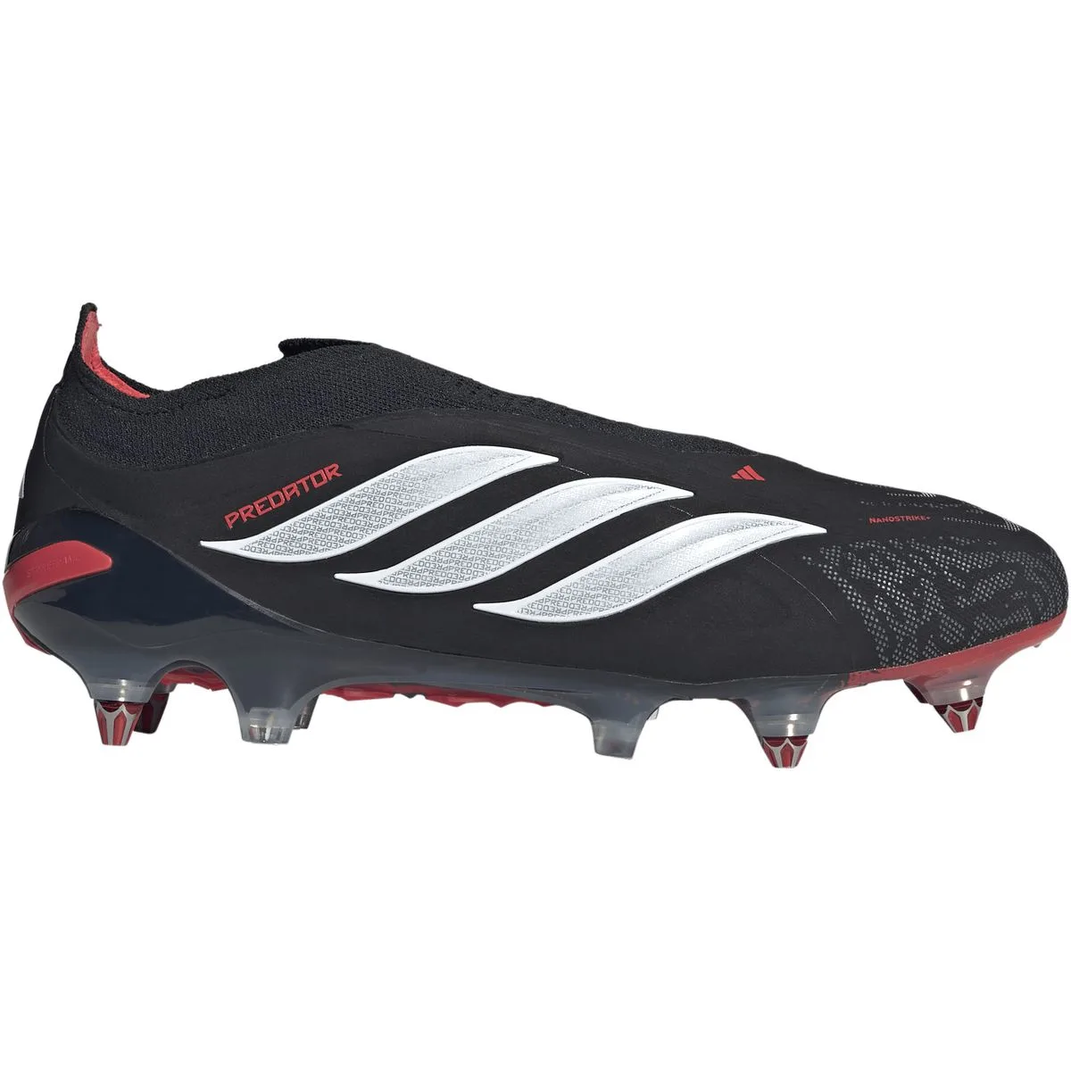 Predator Elite Laceless SG Stollenschuhe, schwarz, Größe 47 ⅓ 47 ⅓