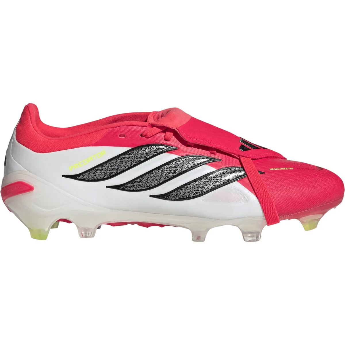 Predator Pro Fold-Over Tongue FG Nockenschuhe, rot, Größe 43 ⅓ 43 ⅓