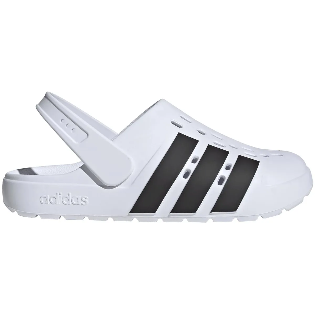 Adilette Clog 2.0 Slipper, weiß, Größe 46 46