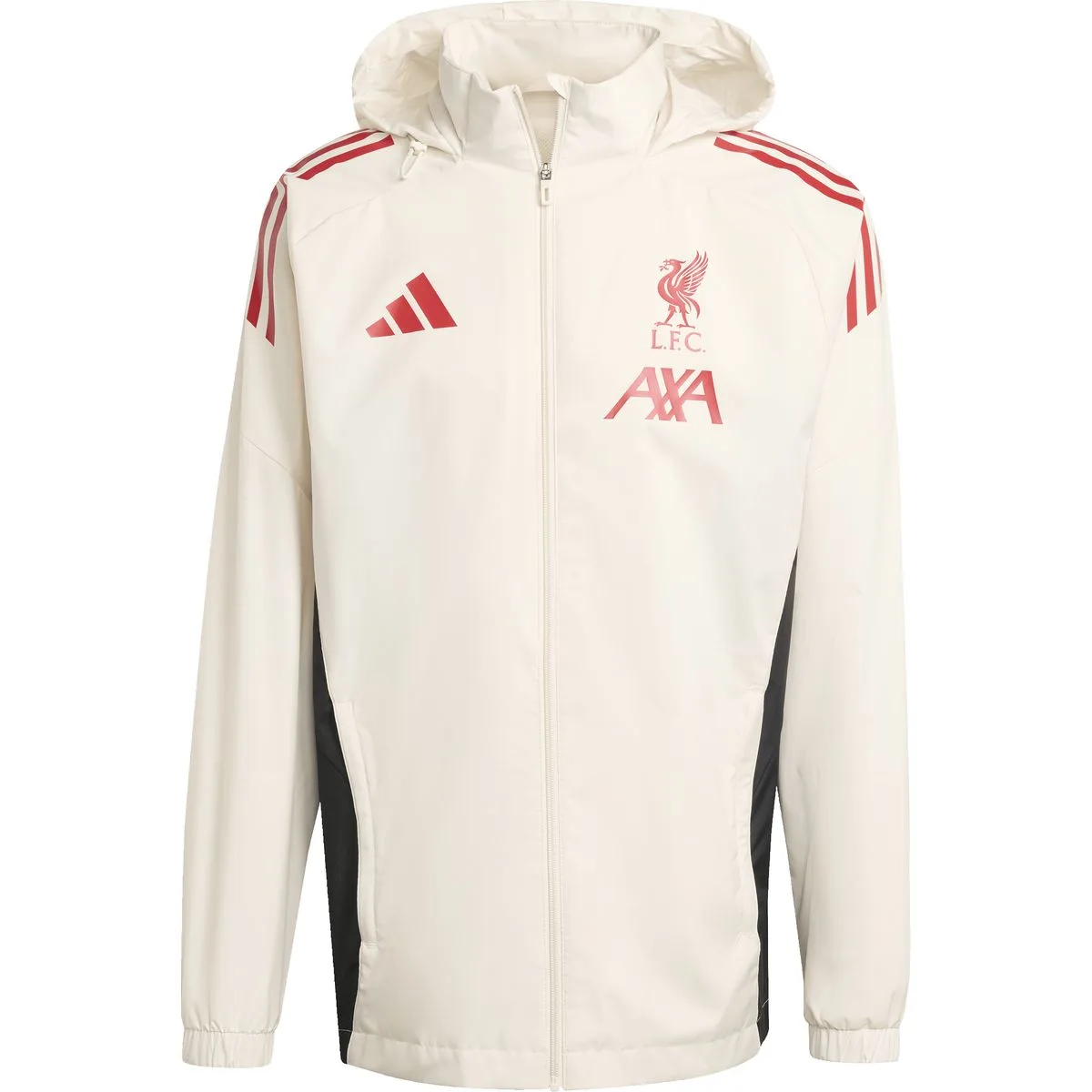 Liverpool FC 25/26 Competition All Weather Herren Fußballjacke, weiß L
