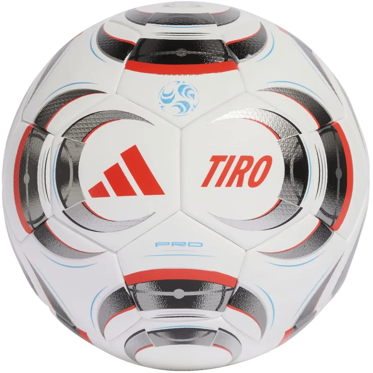 ADIDAS TIRO PRO Fußball Ball TIRO PRO, Größe 5, Grau WHITE/BLACK/BRIRED