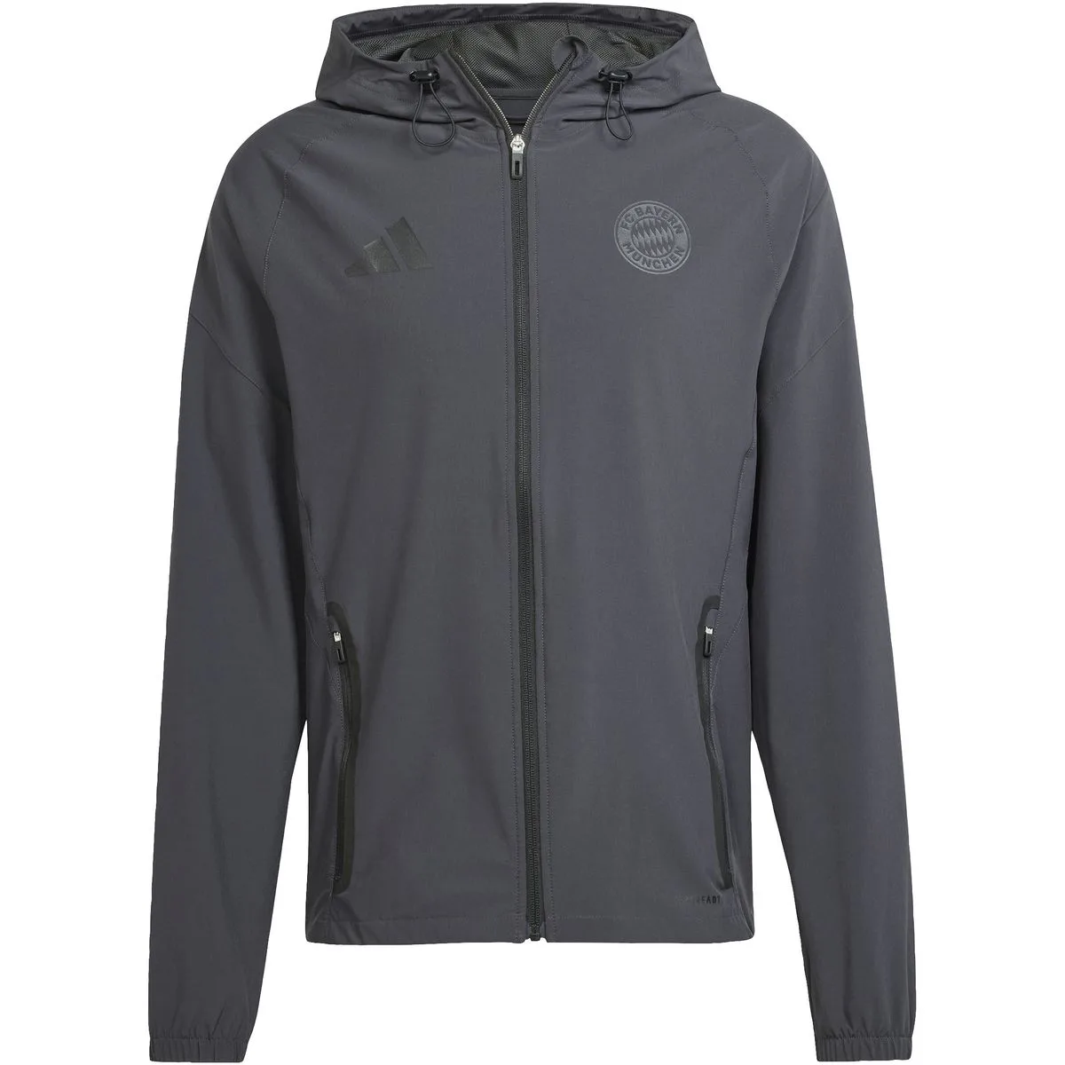 Adidas FC Bayern München Tiro 25 Competition Vis Tech Travel Jacke Herren grau
