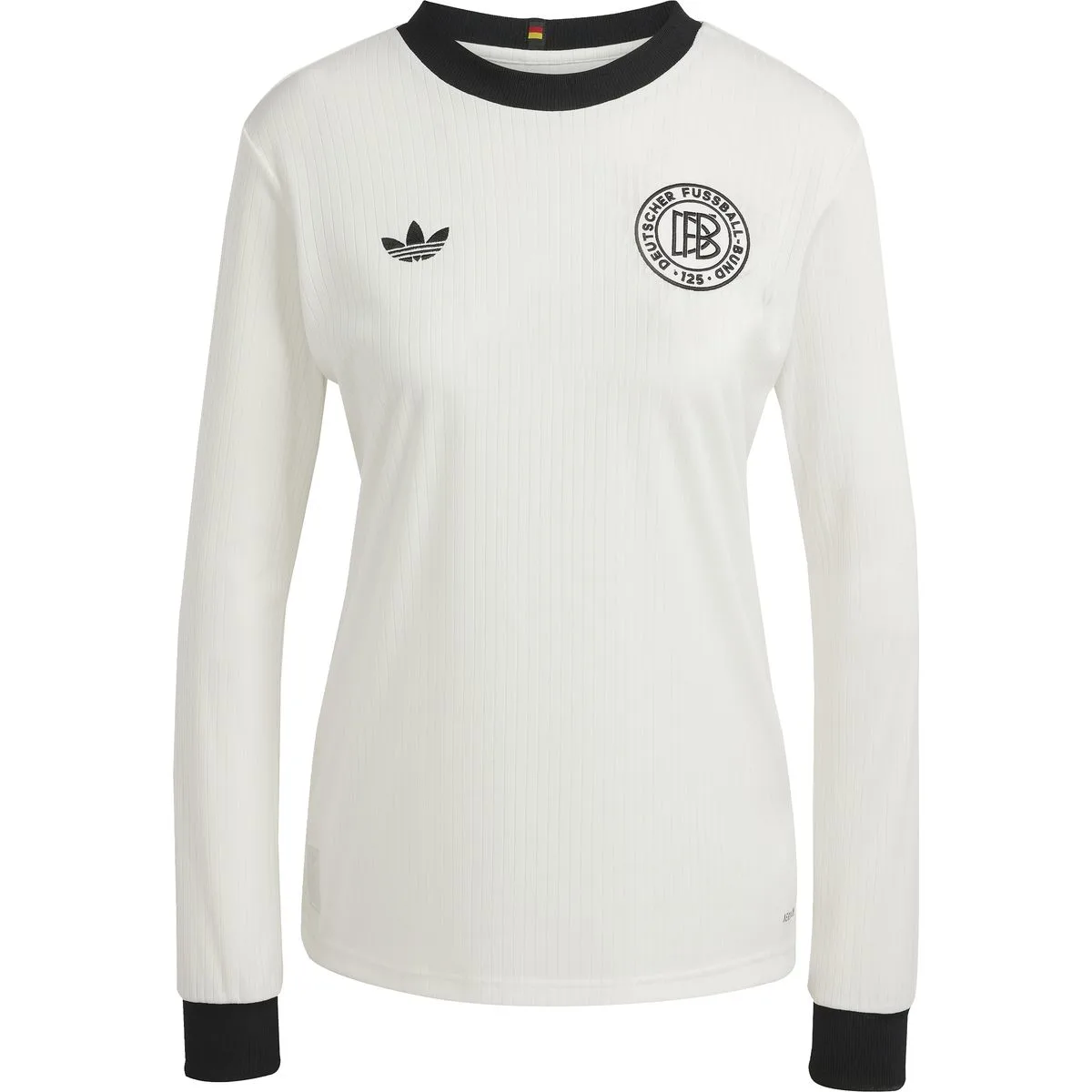 Deutschland DFB 125 Jahre Jubiläum Langarm Damen Trikot, weiß S