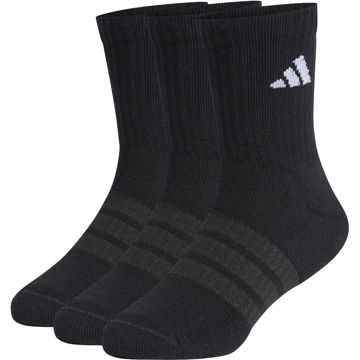 Cushioned Sportswear Crew Socks 3er-Pack Kinder Socken, schwarz XS