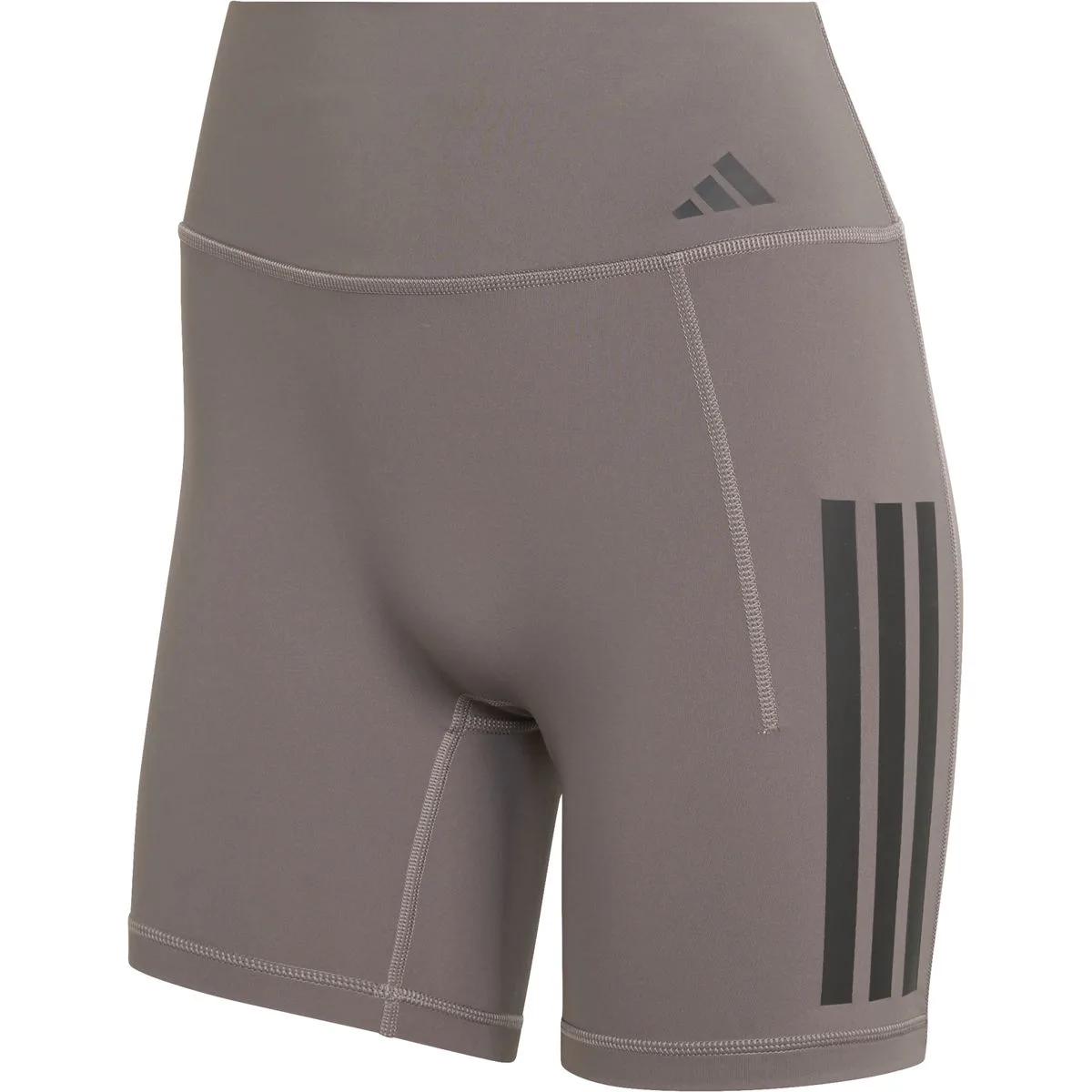 Optime Workout 3-Stripes Damen Tights, braun XS5"