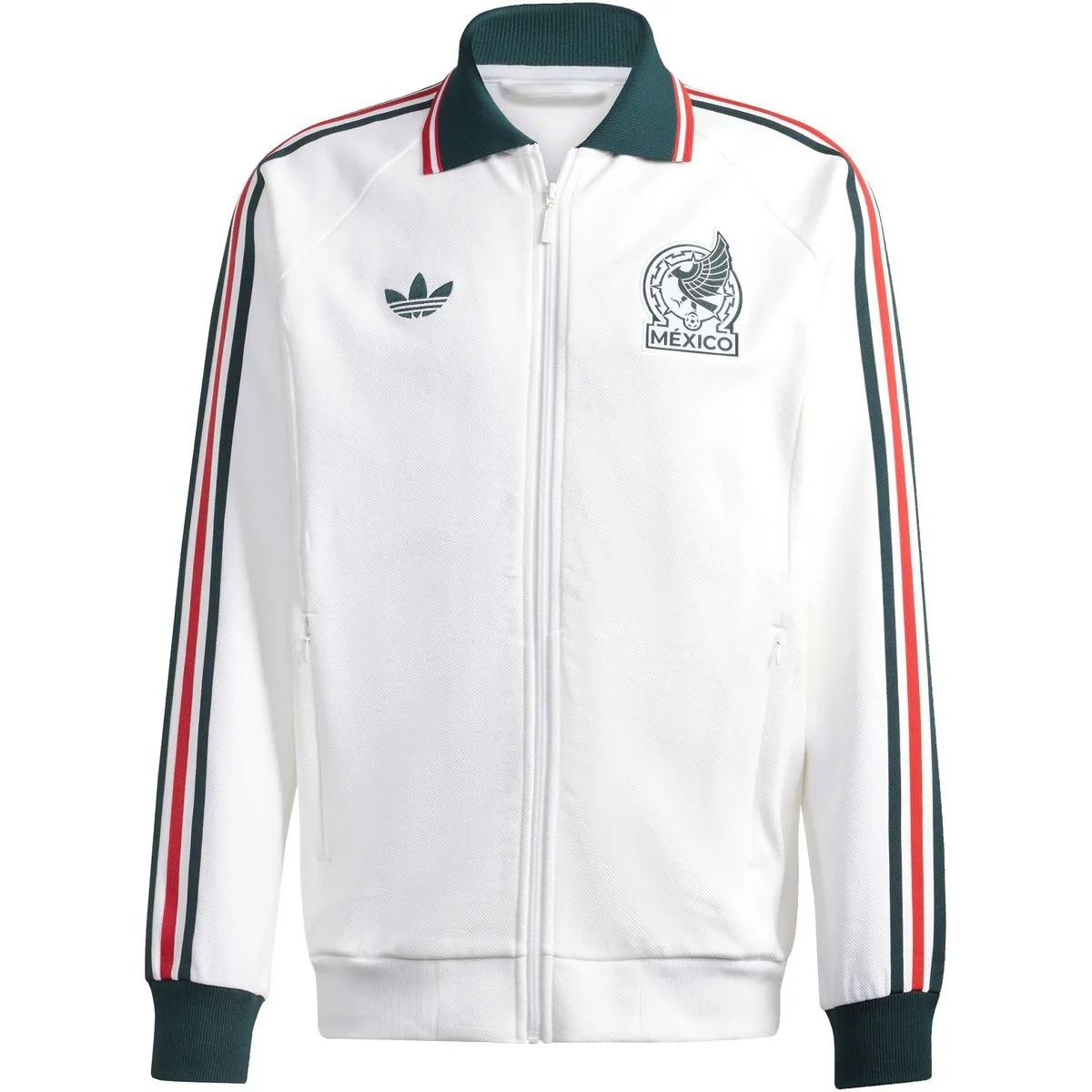 Mexiko 2026 Away Anthem Herren Fußballjacke, weiß L