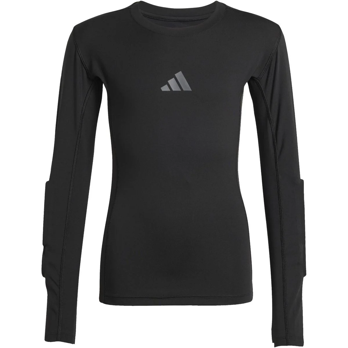 Padded Goalkeeper Baselayer Longsleeve Kinder Unterhemd, schwarz 152