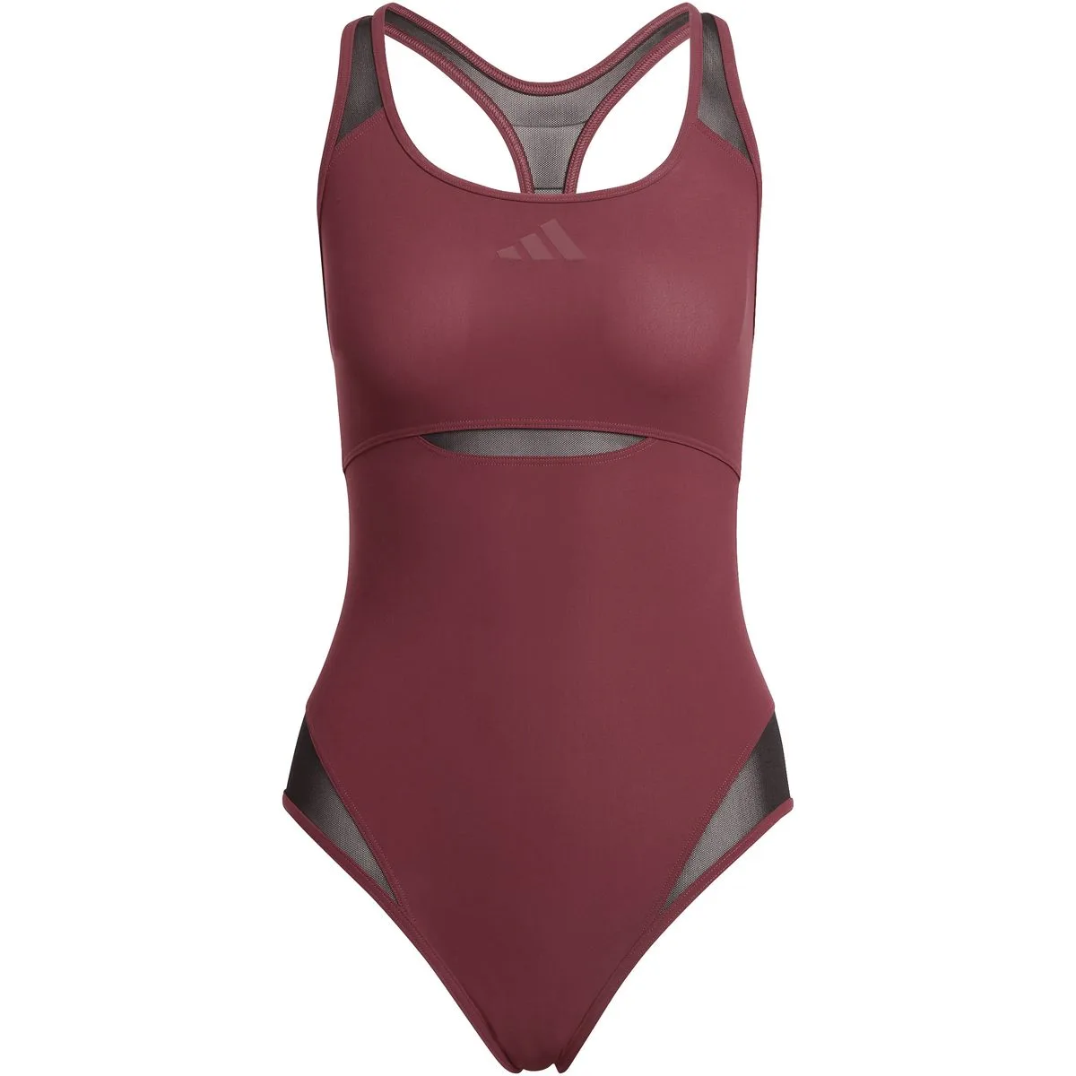 Lanelux Y-Back Mesh Swimsuit Damen Badeanzug, rot 36