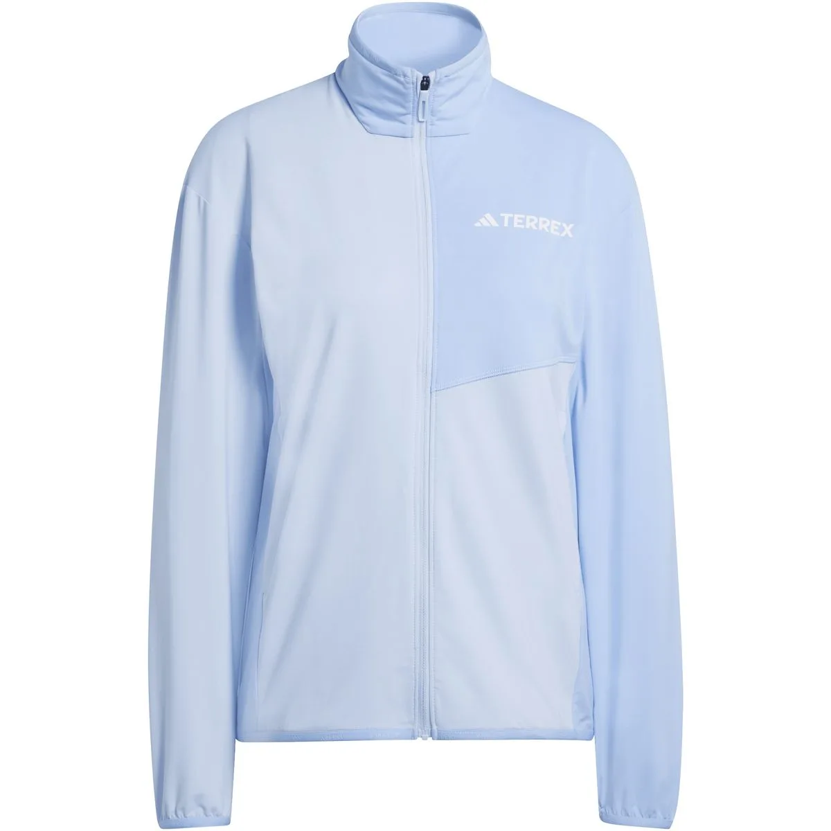Terrex Multi Climawarm Full Zip Tech Fleece Damen Midlayer, blau L