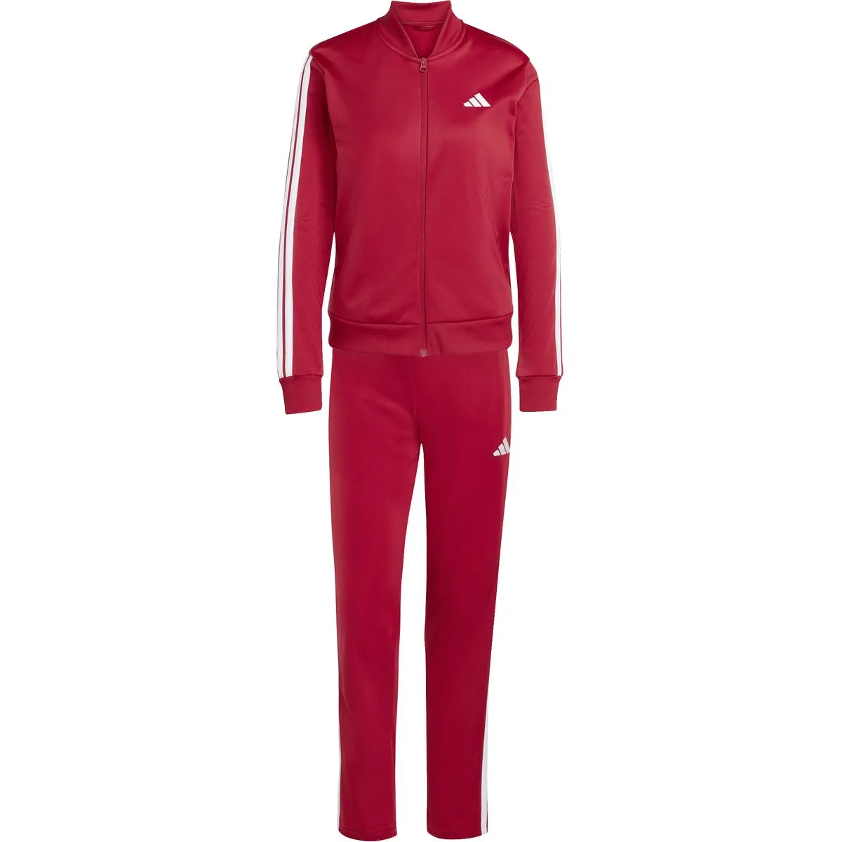 Essentials 3-Streifen Damen Jogginganzug, grün XL