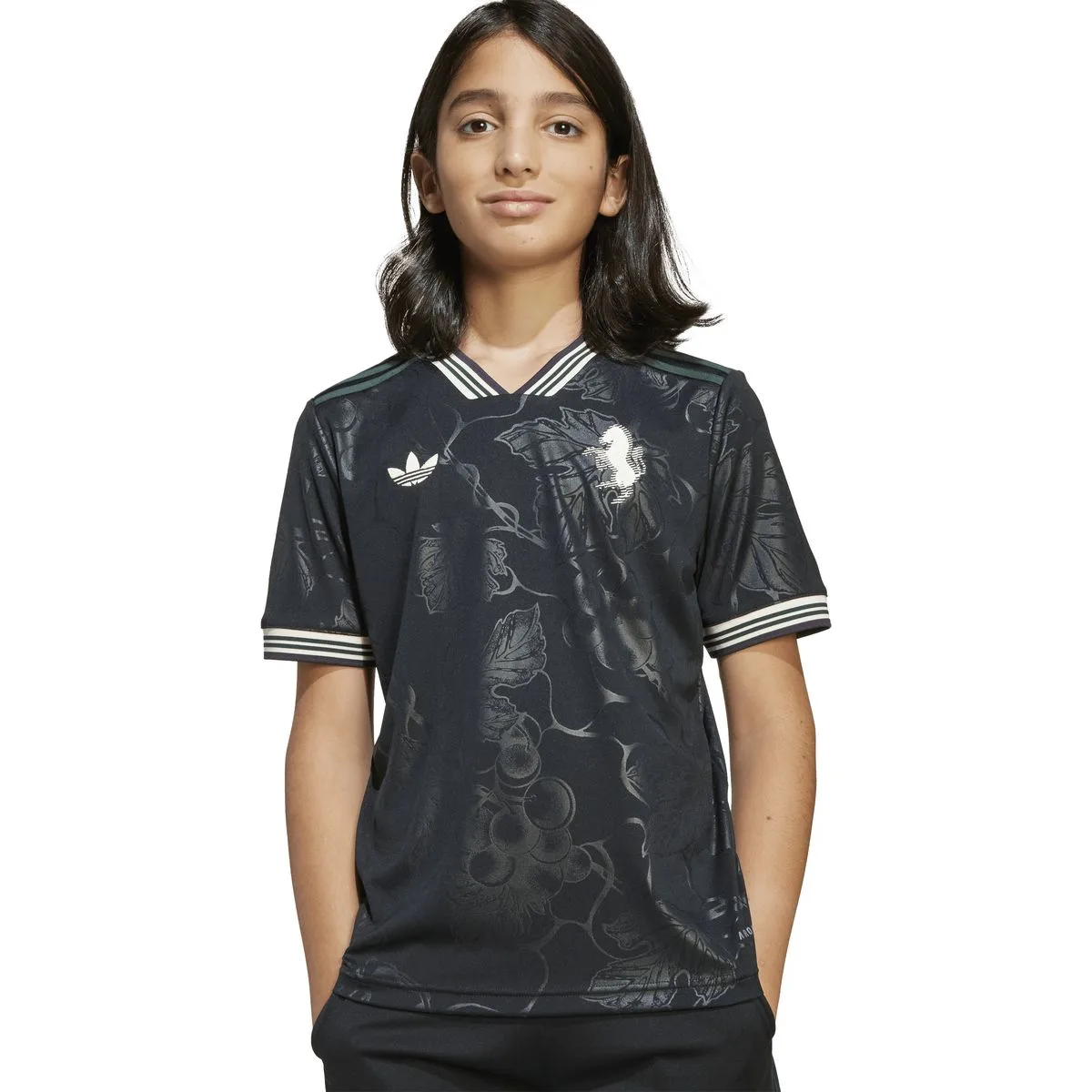 Juventus Turin 25/26 Third Kinder Trikot, schwarz 140