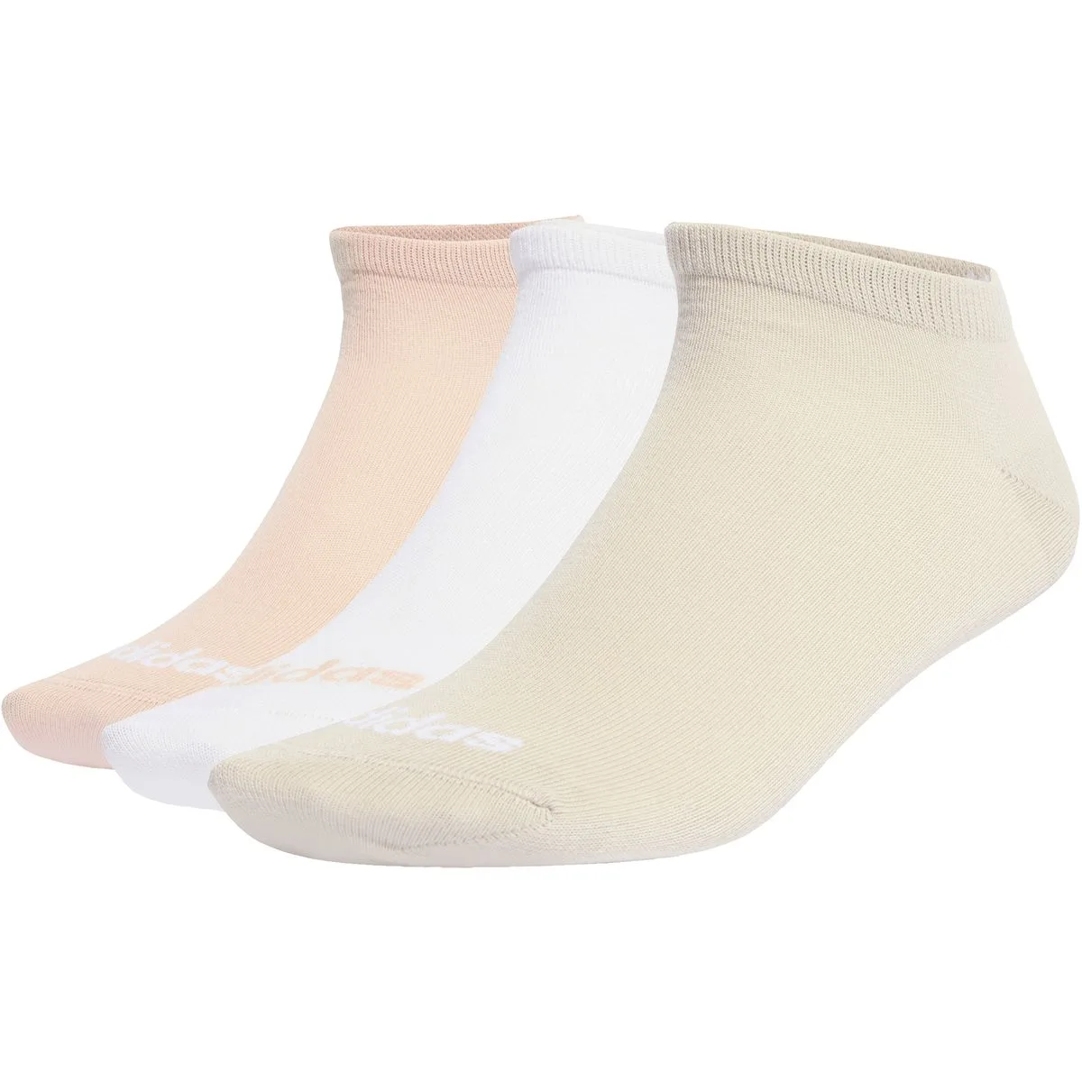 Thin Linear Low-Cut 3er-Pack Socken, braun S