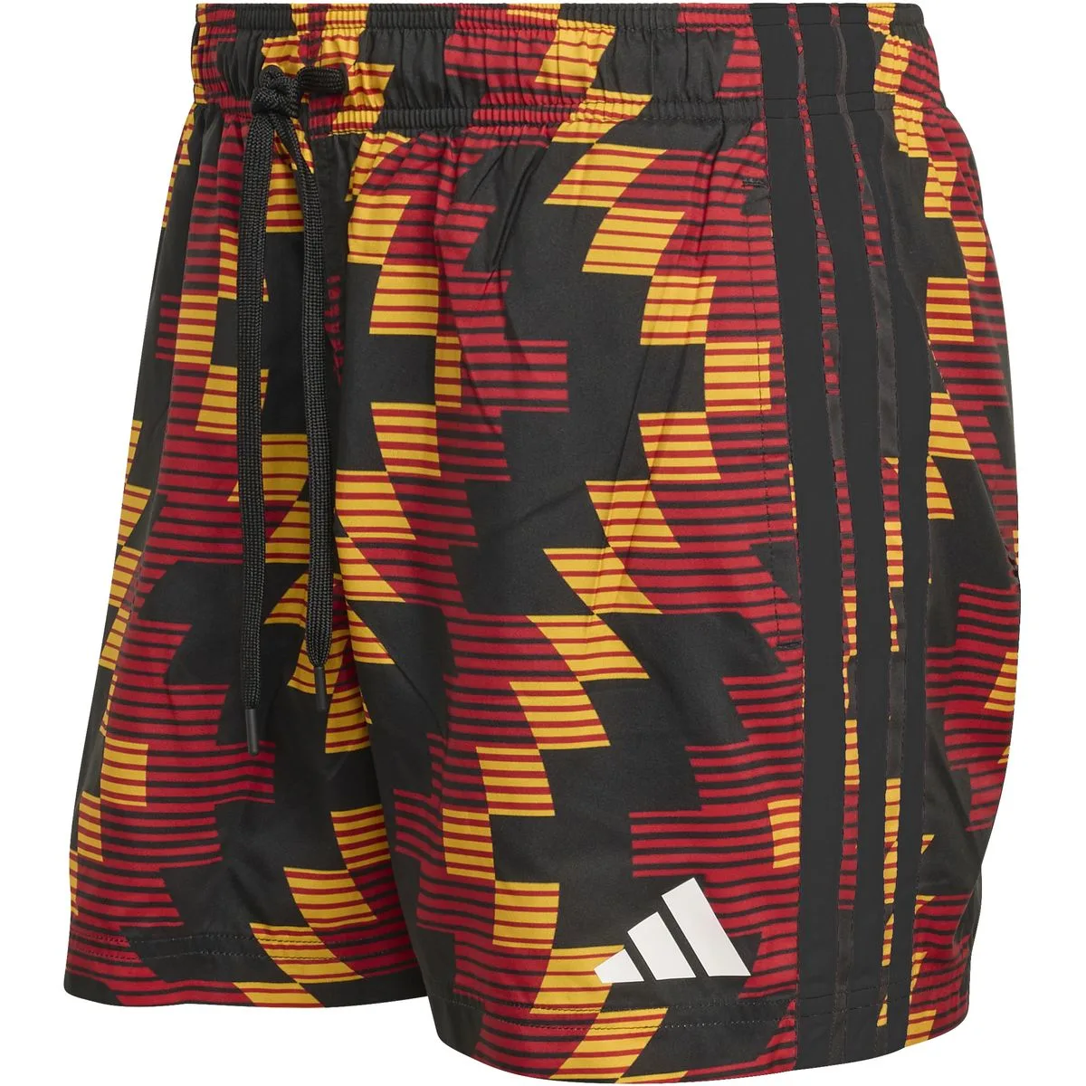 Soccer-Inspired Graphic Swim 5 Inch Herren Badehose, gelb S