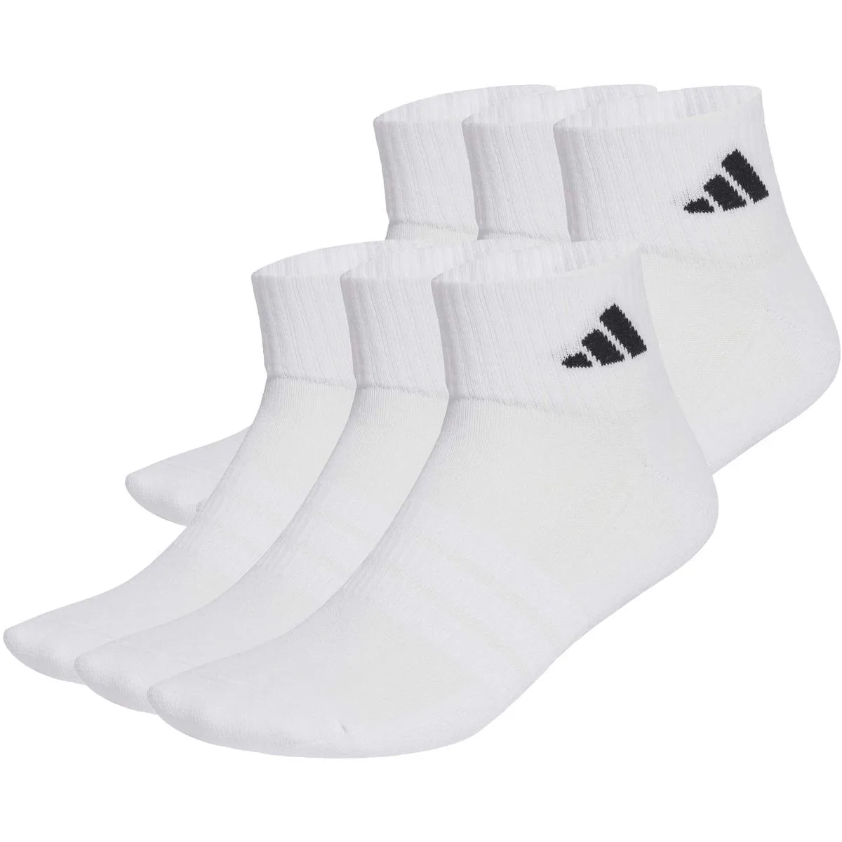 Cushioned Essentials Ankle 6 Pair Pack Socken, weiß M