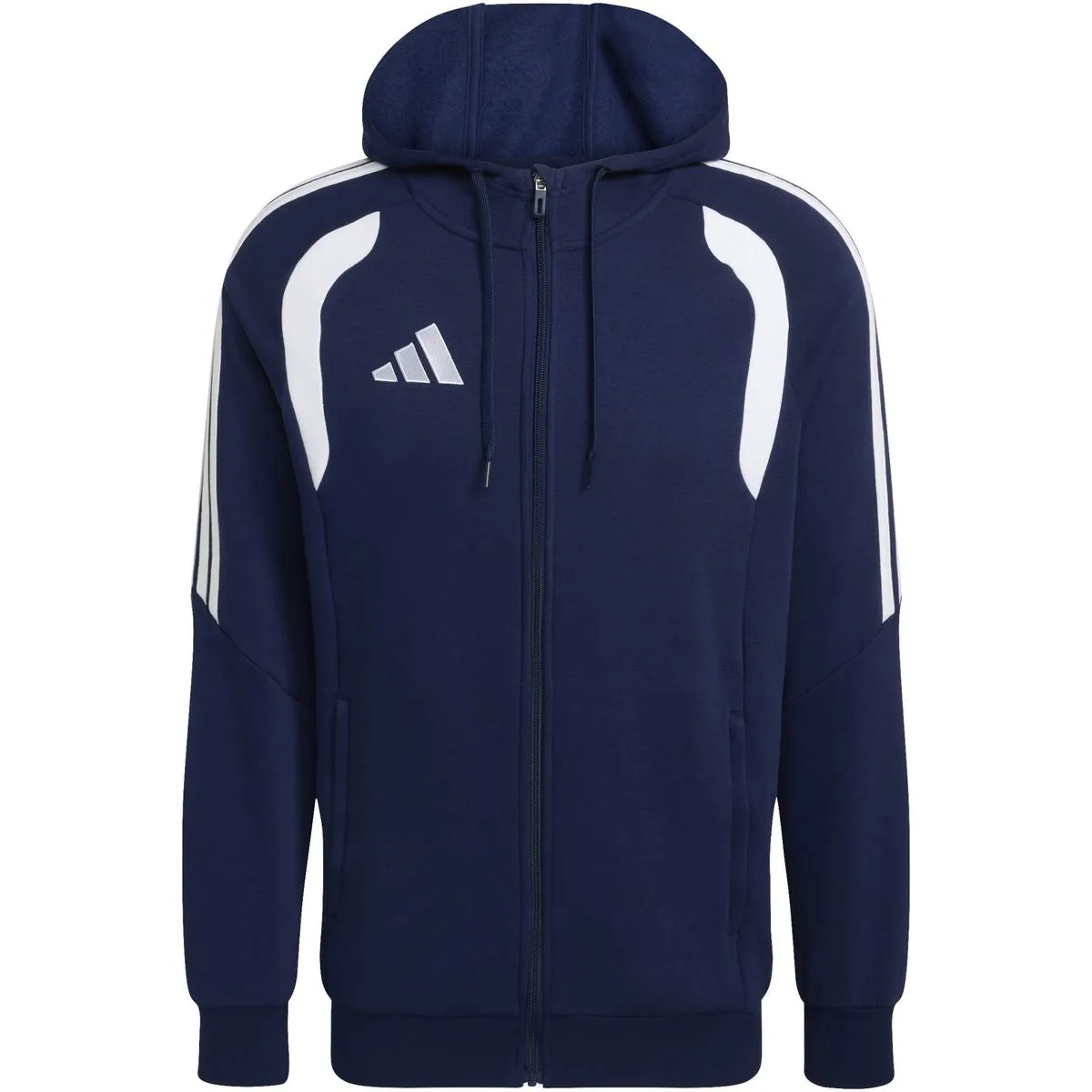 Tiro26 League Full Zip Herren Kapuzensweater, blau 2XL