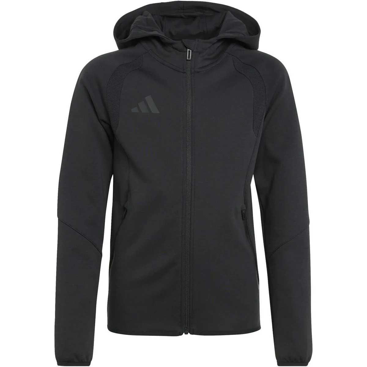 Tiro Travel Sweat Hoodie Kinder Kapuzensweater, schwarz 176