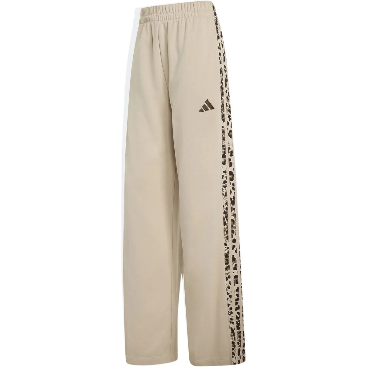 Seasonal Essentials Animal Print 3-Stripes Damen Hose, braun M